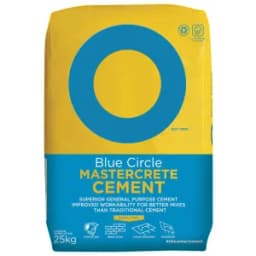 Blue Circle Mastercrete Grey Cement, 25kg Bag