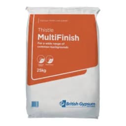 Thistle MultiFinish Plaster, 25kg Bag