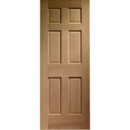 Wickes Colonial External Oak Door 6 Panel