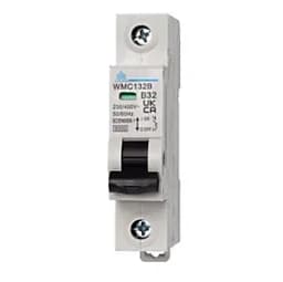 WMC132B 32A Type B Miniature Circuit Breaker (MCB)